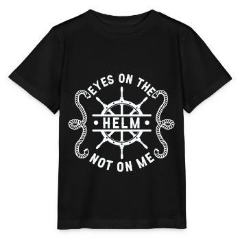 Seglen Segelboot Segler - Stanley/Stella Kinder T-Shirt MINI CREATOR  - Schwarz - Vorne - Mikhail (115cm)