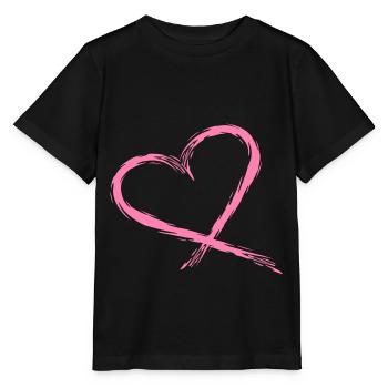 Coeur Rose - T-shirt bio MINI CREATOR Stanley/Stella Enfant - noir - Devant - Mikhail (115cm)