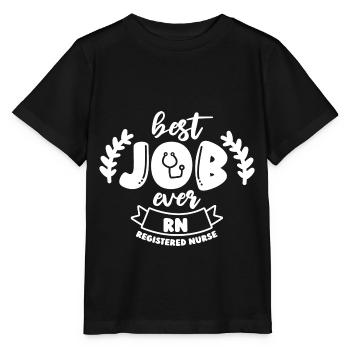 Infirmier - T-shirt bio MINI CREATOR Stanley/Stella Enfant - noir - Devant - Mikhail (115cm)