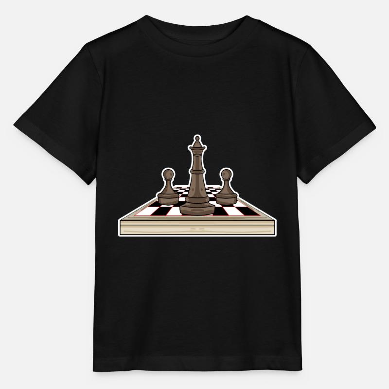 Schach Schachbrett - Stanley/Stella Kinder T-Shirt MINI CREATOR  - Schwarz