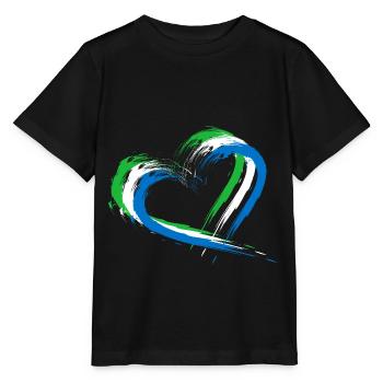 Sierra Leone - Stanley/Stella MINI CREATOR Kids’ T-Shirt - black - Front - Mikhail (115cm)
