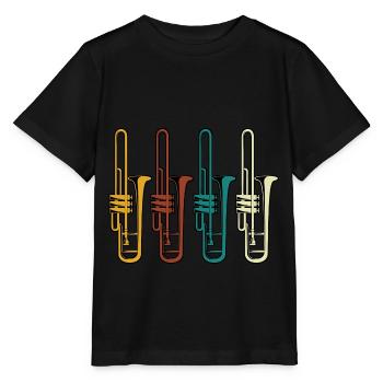 Jazz - Stanley/Stella Kinder T-Shirt MINI CREATOR  - Schwarz - Vorne - Mikhail (115cm)