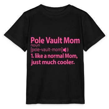 Stabhochsprung Stabhochspringer Mom Frauen Lustig - Stanley/Stella Kinder T-Shirt MINI CREATOR  - Schwarz - Vorne - Mikhail (115cm)