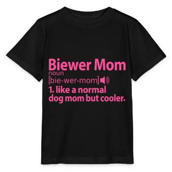 Biewer Yorkshire Terrier Maman Maman Maîtresse Disant - T-shirt bio MINI CREATOR Stanley/Stella Enfant - noir - Devant - Mikhail (115cm)