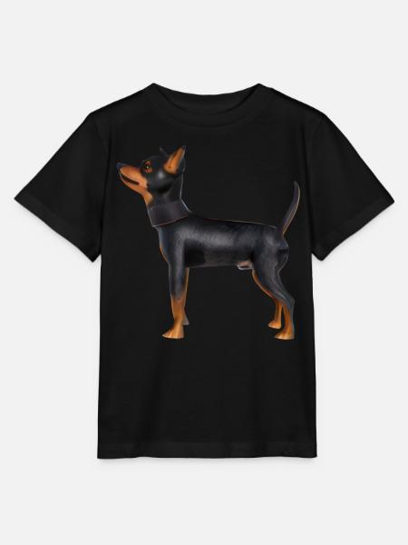 Lancashire Heeler - Stanley/Stella Kinder T-Shirt MINI CREATOR - Schwarz