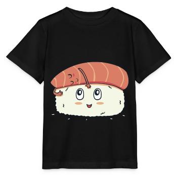 Étreinte de sushi - T-shirt bio MINI CREATOR Stanley/Stella Enfant - noir - Devant - Mikhail (115cm)