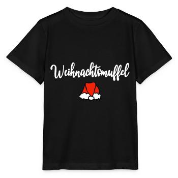 Weihnachtsmuffel Motto Weihnachten - Stanley/Stella Kinder T-Shirt MINI CREATOR  - Schwarz - Vorne - Mikhail (115cm)