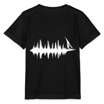 Surfer Soundwave Surfing - Stanley/Stella MINI CREATOR Kids’ T-Shirt - black - Front - Mikhail (115cm)