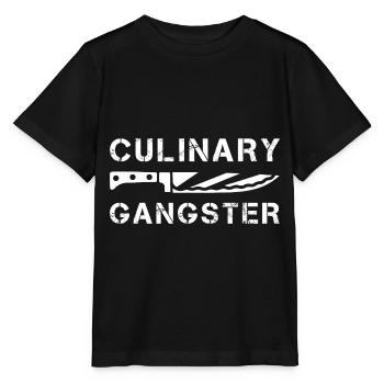 Culinary gangster comedian chef - Stanley/Stella MINI CREATOR Kids’ T-Shirt - black - Front - Mikhail (115cm)