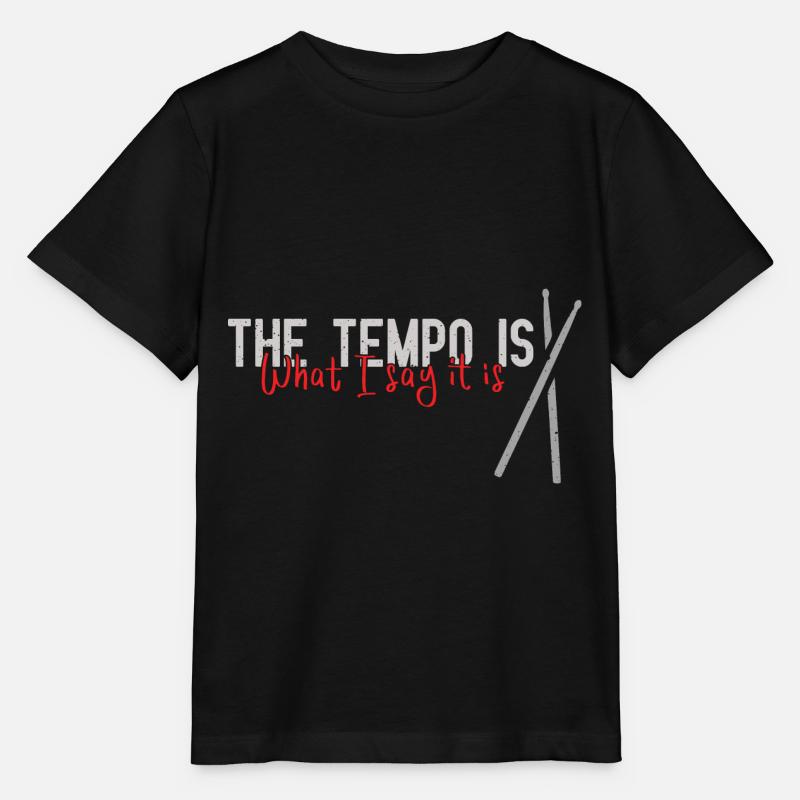 Drummer - Stanley/Stella Kinder T-Shirt MINI CREATOR  - Schwarz