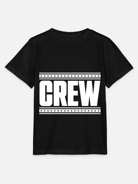 crew strich sterne linie - Stanley/Stella Kinder T-Shirt MINI CREATOR - Schwarz