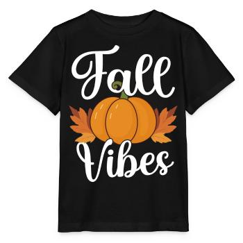 Herbst - Stanley/Stella Kinder T-Shirt MINI CREATOR  - Schwarz - Vorne - Mikhail (115cm)