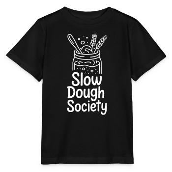Slow Dough Society: Rustikales Brot-Emblem - Stanley/Stella Kinder T-Shirt MINI CREATOR  - Schwarz - Vorne - Mikhail (115cm)