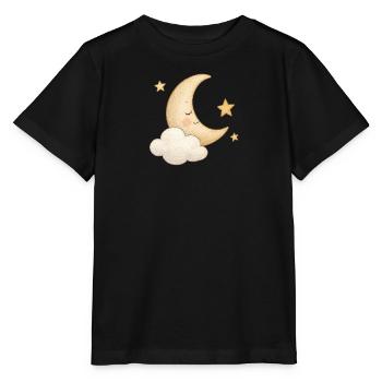 LITTLE DREAMER - Stanley/Stella Kinder T-Shirt MINI CREATOR  - Schwarz - Vorne - Mikhail (115cm)