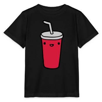 Cola Becher Restaurant - Stanley/Stella Kinder T-Shirt MINI CREATOR  - Schwarz - Vorne - Mikhail (115cm)