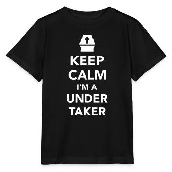 Keep calm I’m a undertaker - Stanley/Stella MINI CREATOR Kids’ T-Shirt - black - Front - Mikhail (115cm)