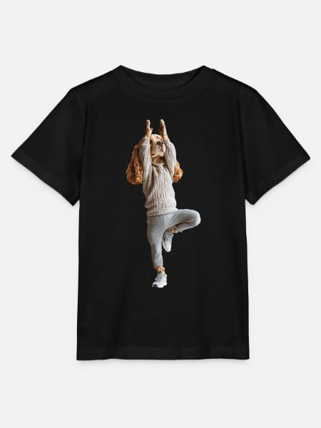 Cocker Spaniel - Stanley/Stella Kinder T-Shirt MINI CREATOR - Schwarz