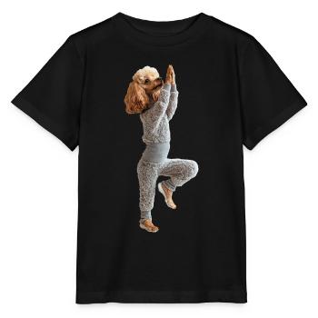 Pudel - Stanley/Stella Kinder T-Shirt MINI CREATOR  - Schwarz - Vorne - Mikhail (115cm)