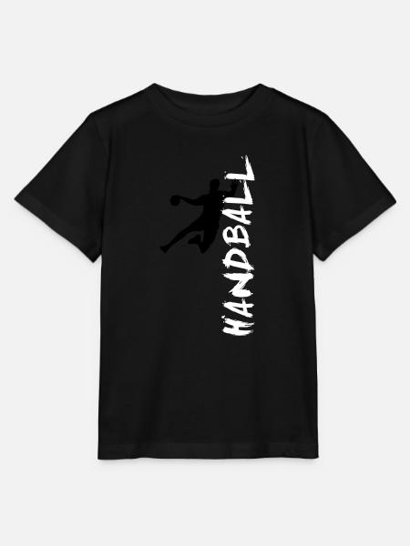 Handball - seitlich - Stanley/Stella Kinder T-Shirt MINI CREATOR - Schwarz