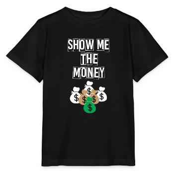 Conception d’argent d’exposition pour les professionnels à revenu élevé - T-shirt bio MINI CREATOR Stanley/Stella Enfant - noir - Devant - Mikhail (115cm)