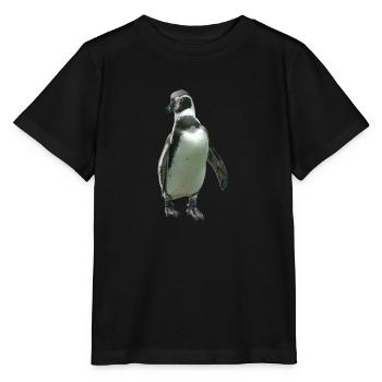 Pinguin - Stanley/Stella Kinder T-Shirt MINI CREATOR  - Schwarz - Vorne - Mikhail (115cm)