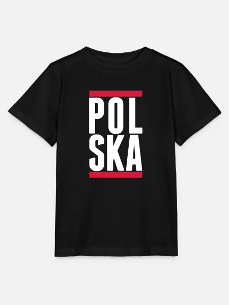 polska - Stanley/Stella Kinder T-Shirt MINI CREATOR - Schwarz
