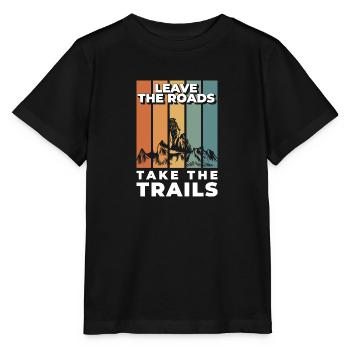 Escalade, Rochers, Nature, Sport - T-shirt bio MINI CREATOR Stanley/Stella Enfant - noir - Devant - Mikhail (115cm)