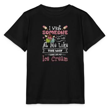 Eis Sommer Geschmack - Stanley/Stella Kinder T-Shirt MINI CREATOR  - Schwarz - Vorne - Mikhail (115cm)