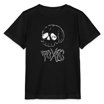 Toxic Skull Punk - Stanley/Stella MINI CREATOR Kids’ T-Shirt - black - Front - Mikhail (115cm)