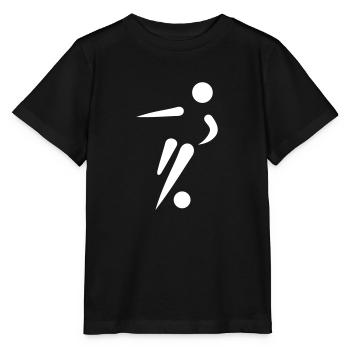 Joueur de foot - T-shirt bio MINI CREATOR Stanley/Stella Enfant - noir - Devant - Mikhail (115cm)