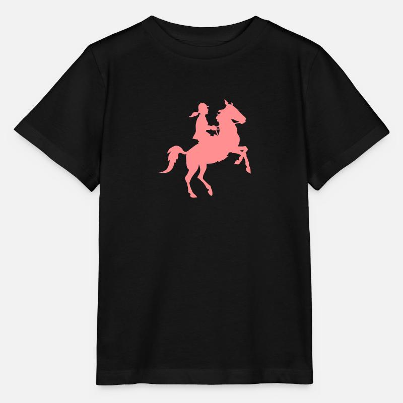 Cavalière - T-shirt bio MINI CREATOR Stanley/Stella Enfant - noir