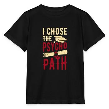 Étudiant en psychologie Etudiant - T-shirt bio MINI CREATOR Stanley/Stella Enfant - noir - Devant - Mikhail (115cm)