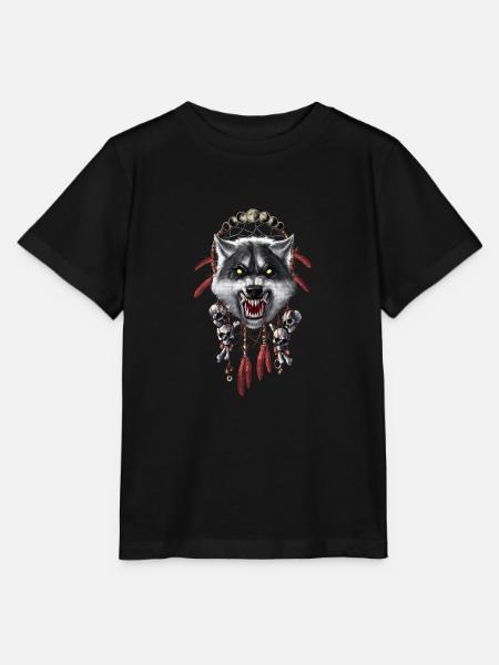 Werwolf-Traumfänger - Stanley/Stella Kinder T-Shirt MINI CREATOR - Schwarz
