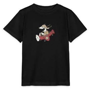 Flughund - Stanley/Stella Kinder T-Shirt MINI CREATOR  - Schwarz - Vorne - Mikhail (115cm)