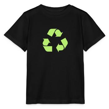Recycle - Stanley/Stella Kinder T-Shirt MINI CREATOR  - Schwarz - Vorne - Mikhail (115cm)