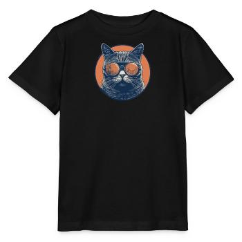 Cat Mietz House Duck Sunglasses - Stanley/Stella MINI CREATOR Kids’ T-Shirt - black - Front - Mikhail (115cm)