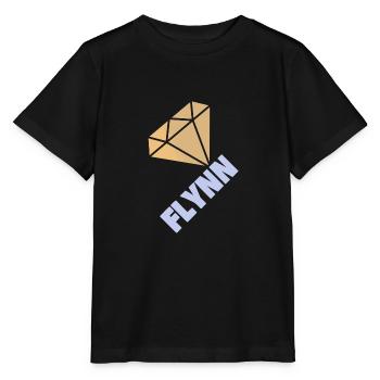 Geschenk für Flynn - Stanley/Stella Kinder T-Shirt MINI CREATOR  - Schwarz - Vorne - Mikhail (115cm)