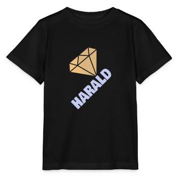 Gift for Harald - Stanley/Stella MINI CREATOR Kids’ T-Shirt - black - Front - Mikhail (115cm)
