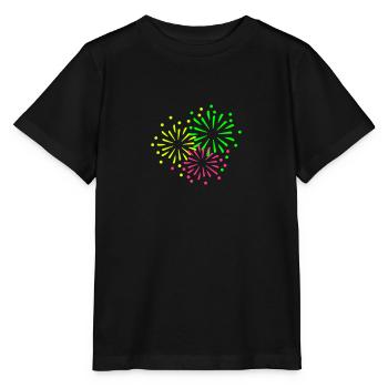 Fireworks - Stanley/Stella MINI CREATOR Kids’ T-Shirt - black - Front - Mikhail (115cm)
