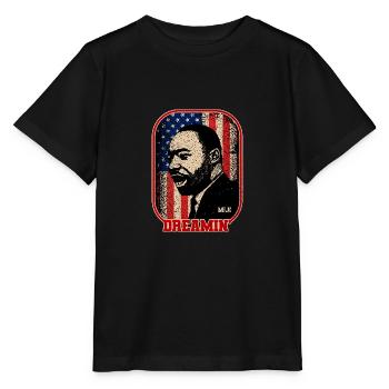 Journée Martin Luther King, Jr. - T-shirt bio MINI CREATOR Stanley/Stella Enfant - noir - Devant - Mikhail (115cm)