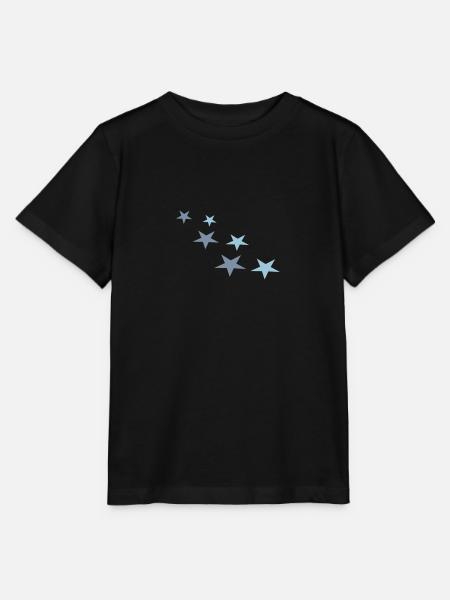 Sterne - Stanley/Stella Kinder T-Shirt MINI CREATOR  - Schwarz