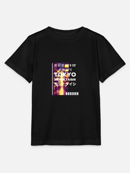 Japanisch Streetwear Aesthetic - Stanley/Stella Kinder T-Shirt MINI CREATOR - Schwarz