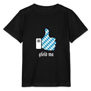 Bayrischer Spruch - Stanley/Stella Kinder T-Shirt MINI CREATOR  - Schwarz - Vorne - Mikhail (115cm)