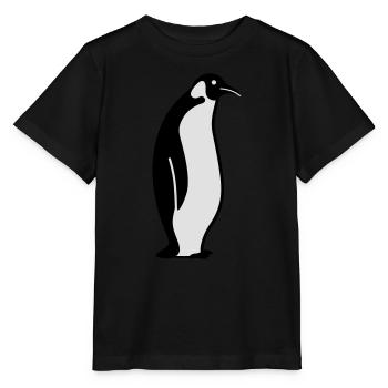 manchot - T-shirt bio MINI CREATOR Stanley/Stella Enfant - noir - Devant - Mikhail (115cm)