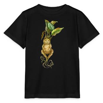 Root Creature Fantasy Mythical Creature Design - Stanley/Stella MINI CREATOR Kids’ T-Shirt - black - Front - Mikhail (115cm)