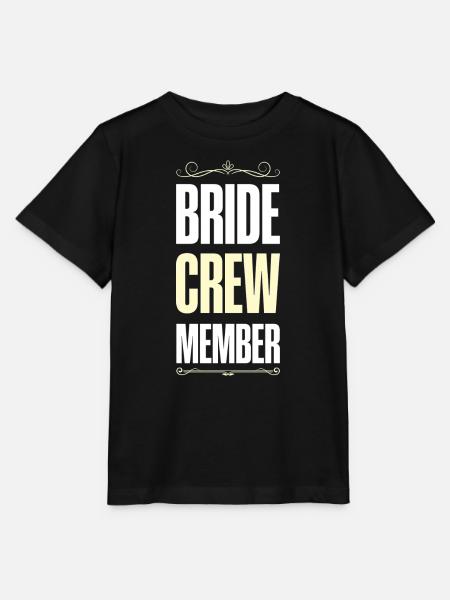Bride Crew - Stanley/Stella Kinder T-Shirt MINI CREATOR - Schwarz