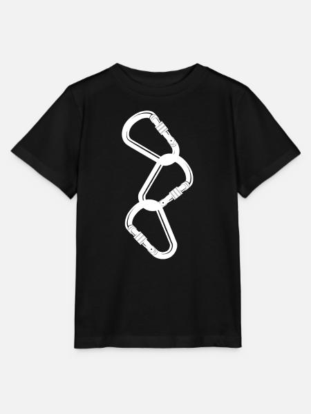 klettern bouldern felsklettern berge Bergsport - Stanley/Stella Kinder T-Shirt MINI CREATOR  - Schwarz