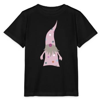 Wichtel Punkte Weihnachten Deko Zwerg Dots skandi - Stanley/Stella Kinder T-Shirt MINI CREATOR  - Schwarz - Vorne - Mikhail (115cm)