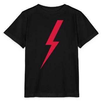 lightning - Stanley/Stella MINI CREATOR Kids’ T-Shirt - black - Front - Mikhail (115cm)