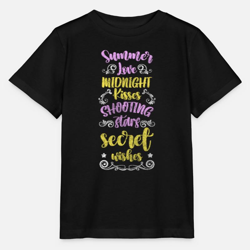 Sternenhimmel Himmel Träumen Sternchen - Stanley/Stella Kinder T-Shirt MINI CREATOR  - Schwarz